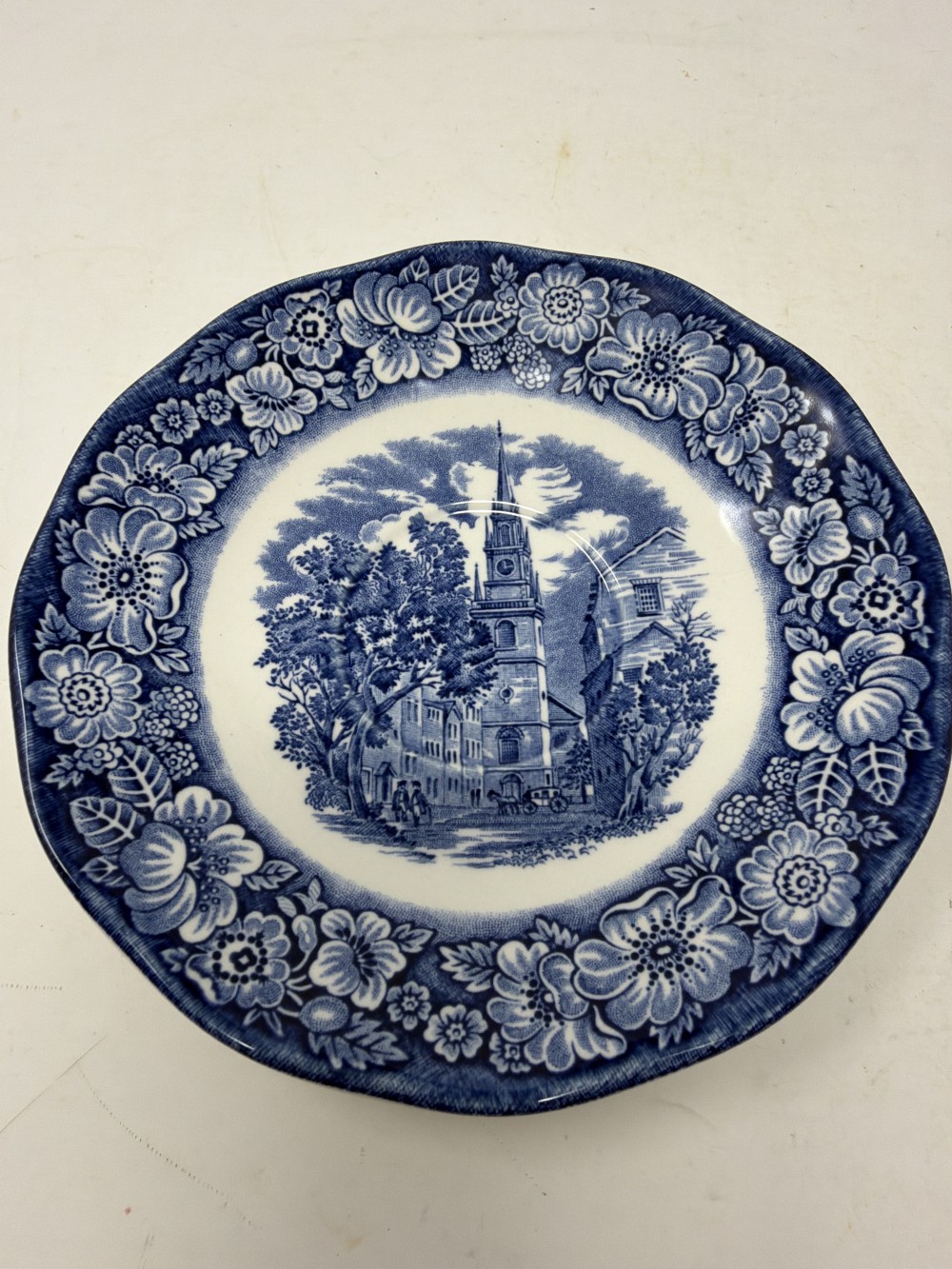 Liberty Blue Bread & Butter Plate