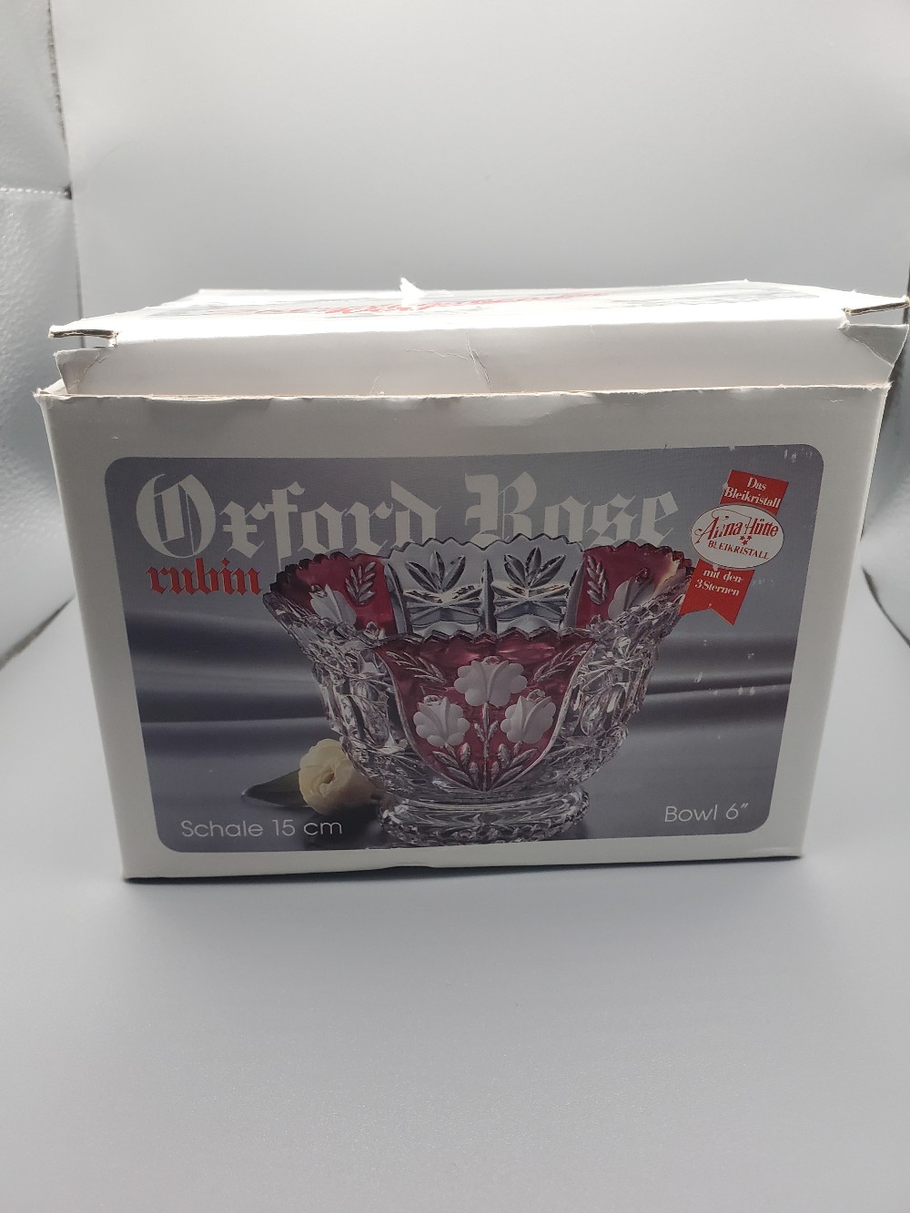 Annahutte 24 Lead Crystal Candy Dish Germany