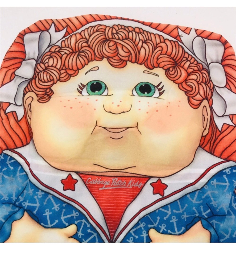 Pillow Sleeping Bag Cabbage Patch Kids StuffinPuffs 1991 Catco Roll Up Storage Sack