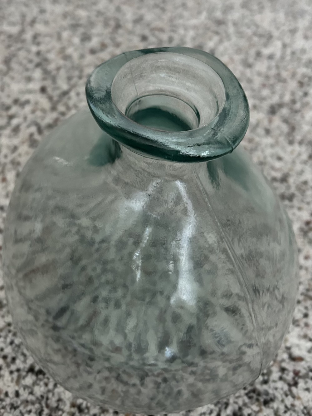 Askew recycled glass - balloon vase