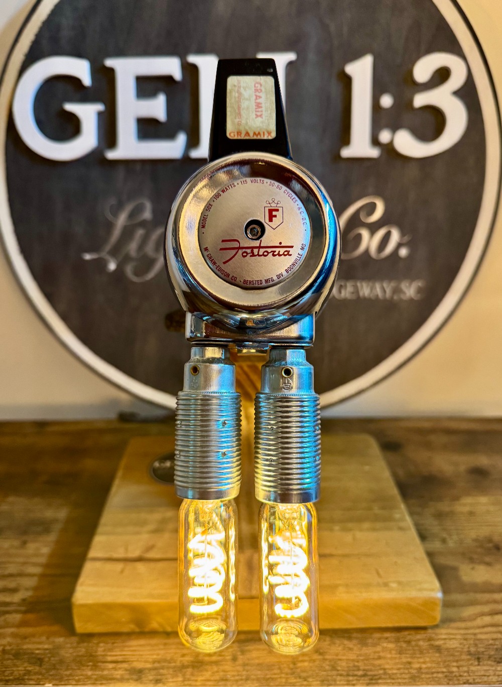 Fostoria Handheld Mixer Lamp