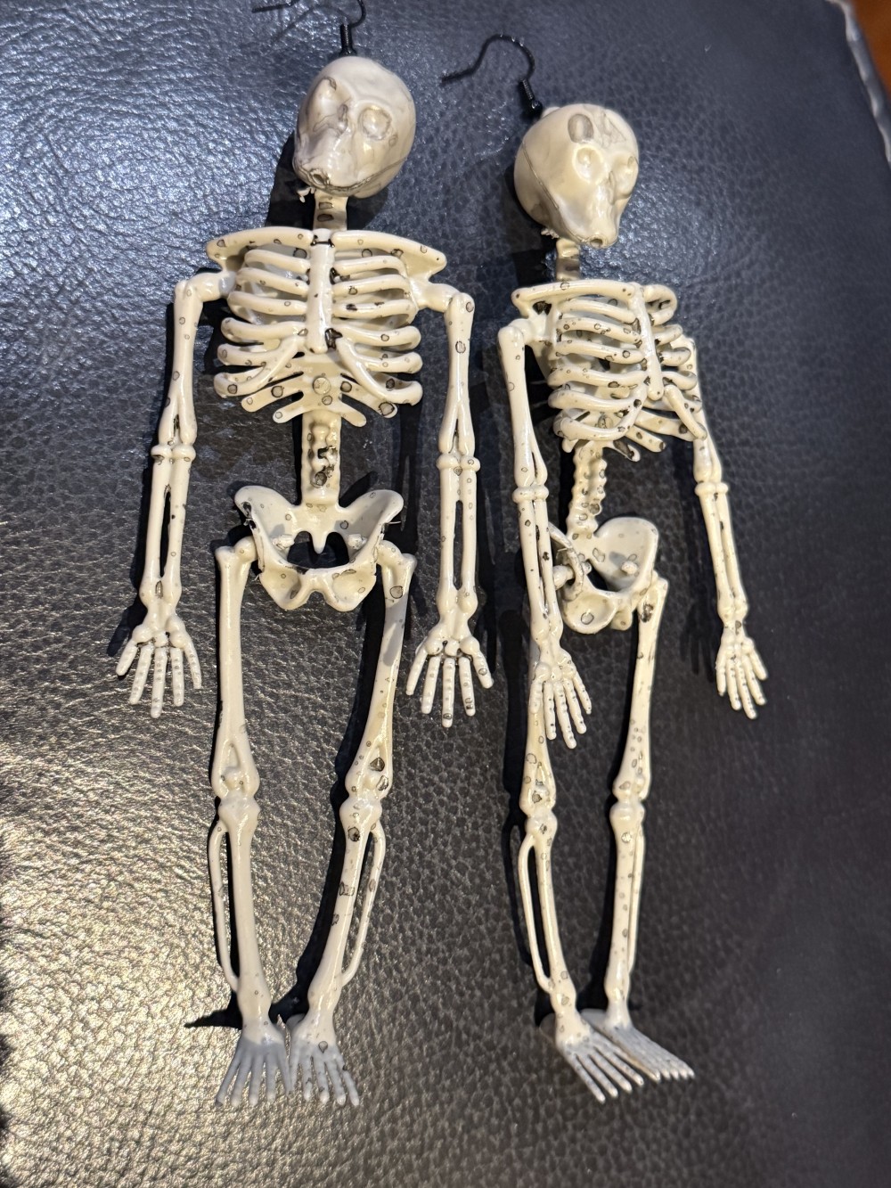 Earrings - Large Full Skeletons Moveable