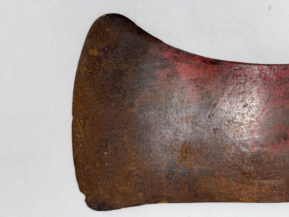 Hardware vintage double bit axe head marked A 28 no maker