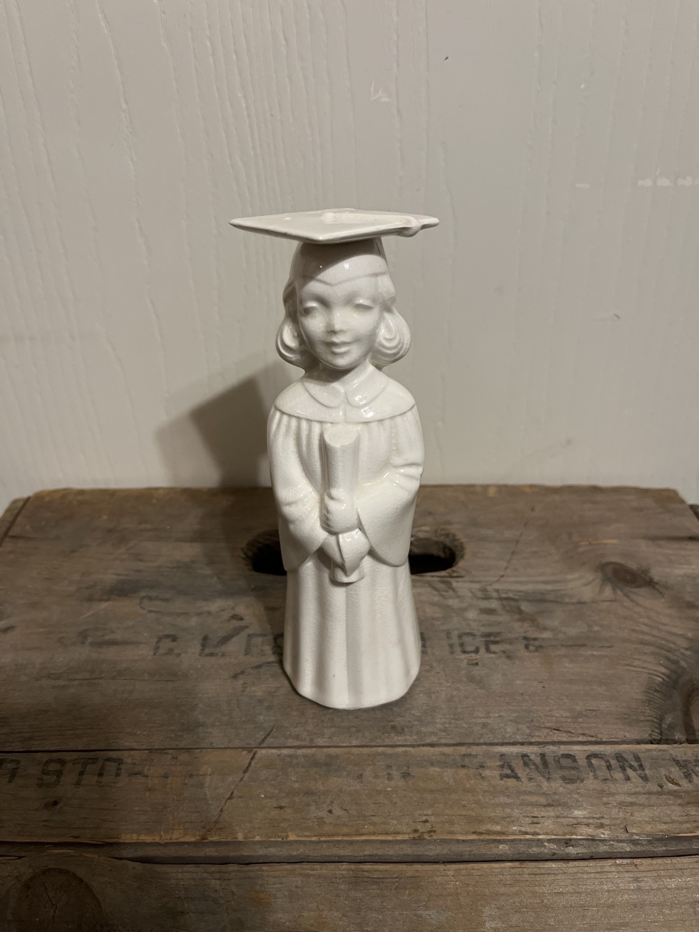 Vtg Holland Mold girl graduate
