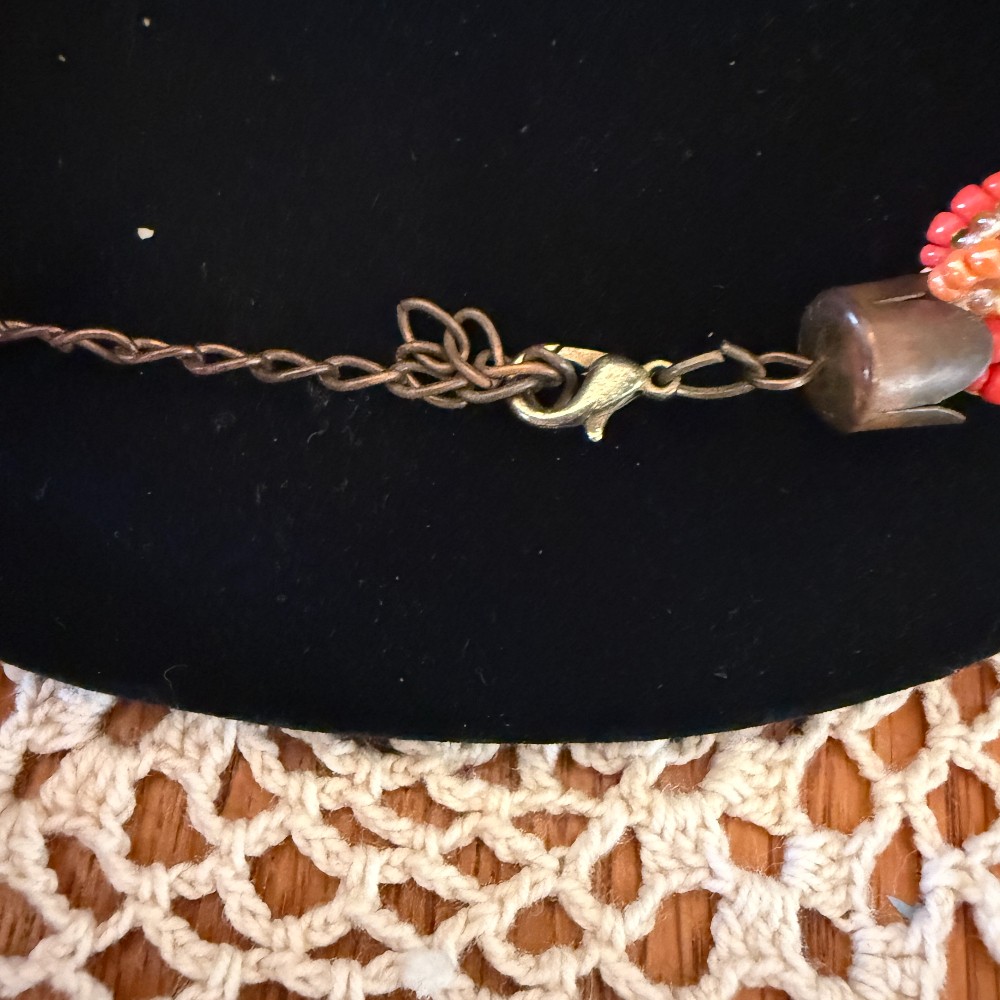 Twisted Seed Bead Torsade Necklace