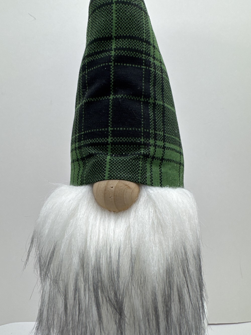 GNOME, GREEN PLAID HAT