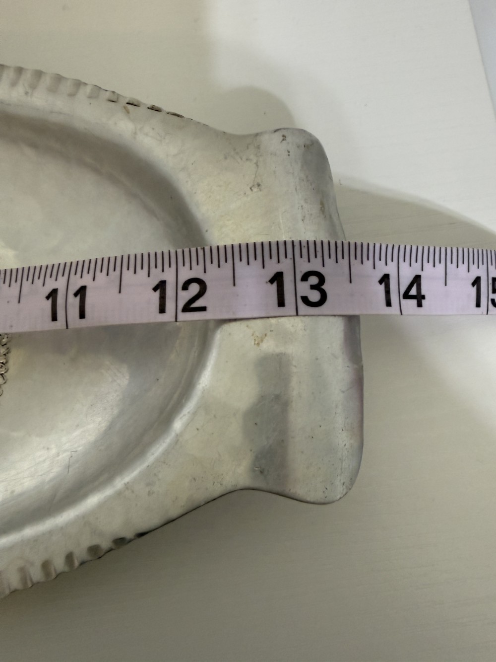Trade continental silver look tray