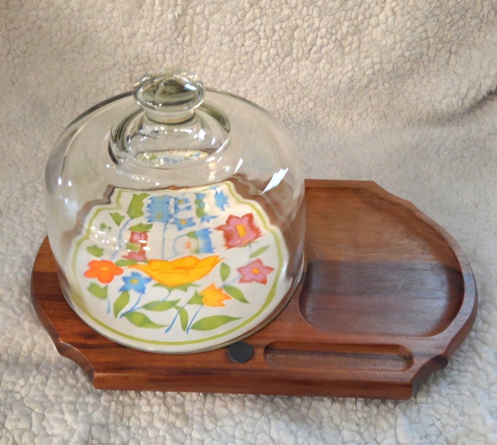 VTG Teak Wood Charcuterie Board