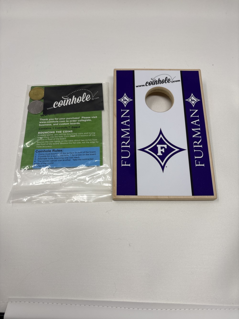 Furman University Coinhole Game (new)