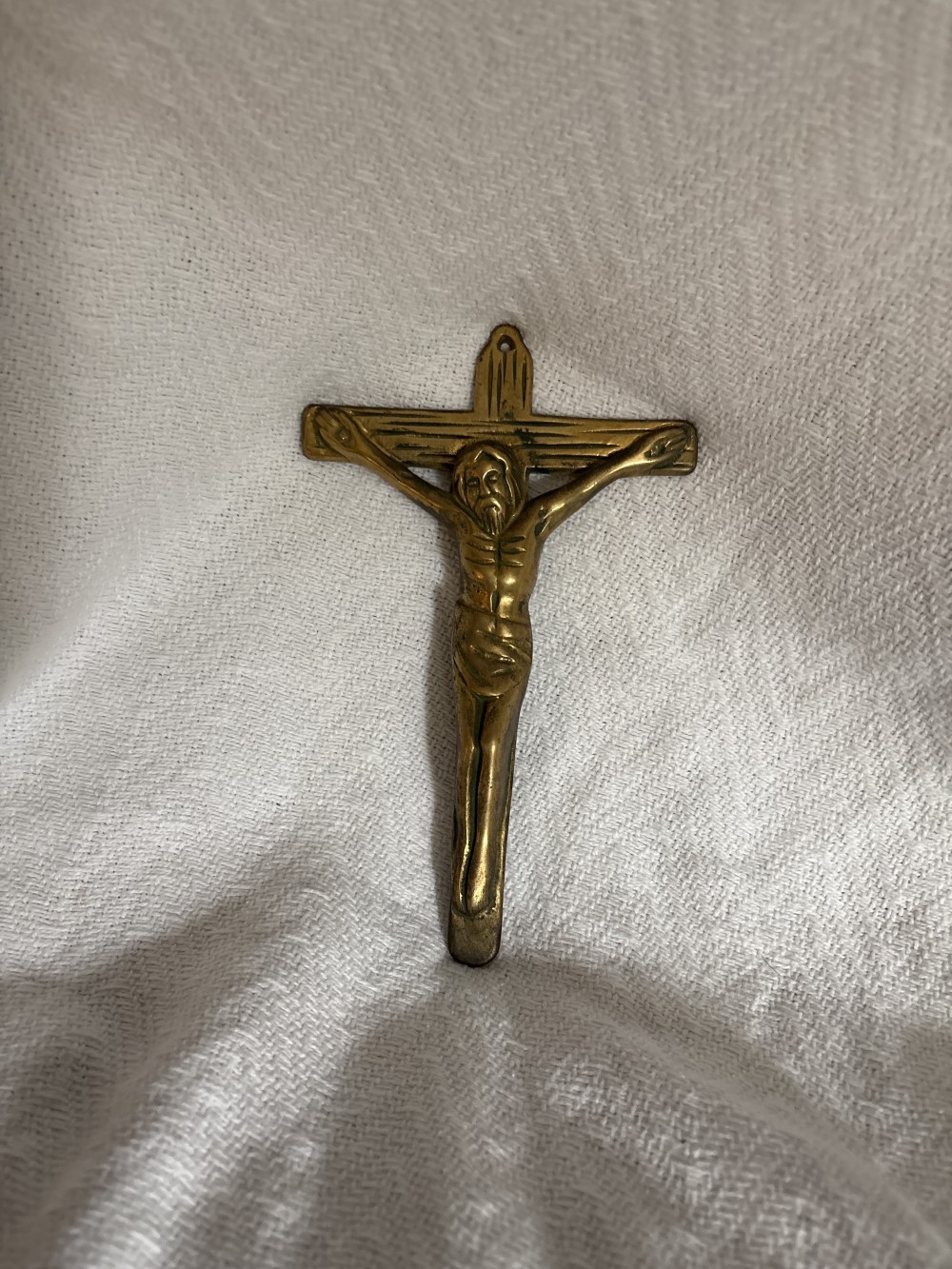 Vintage Brass Crusifix
