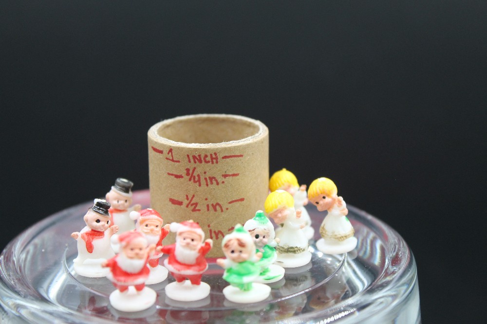 Vtg 1980s s/10 Christmas mico-minis