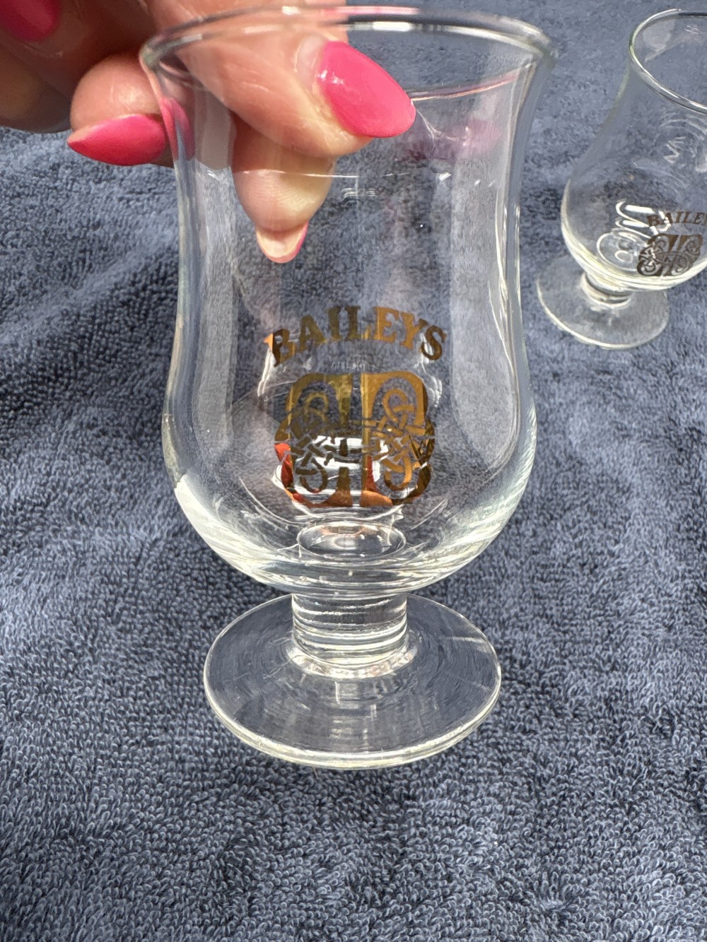 Bailey’s Irish Crème Footed Shot Glasses