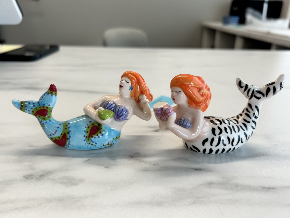 Redhead Mermaid Salt & Pepper Shaker Set