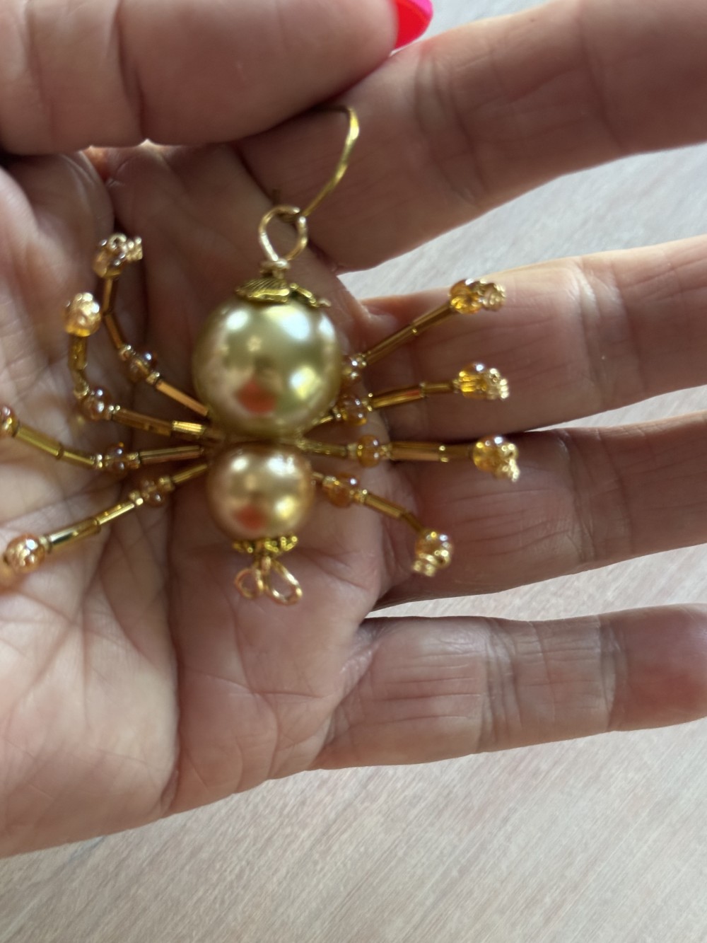 Ornament - Spider M Golden Pearls GL