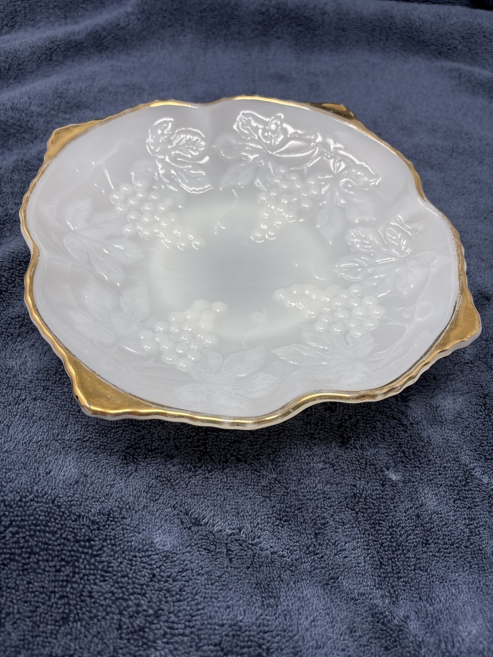 MCM Anchor Hocking Milk Glass Bowl