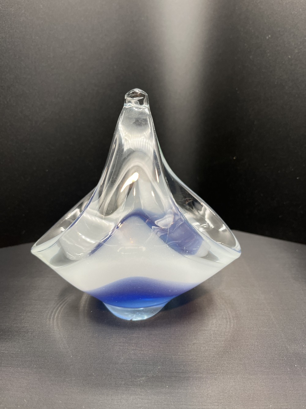 MCM Art Glass Basket
