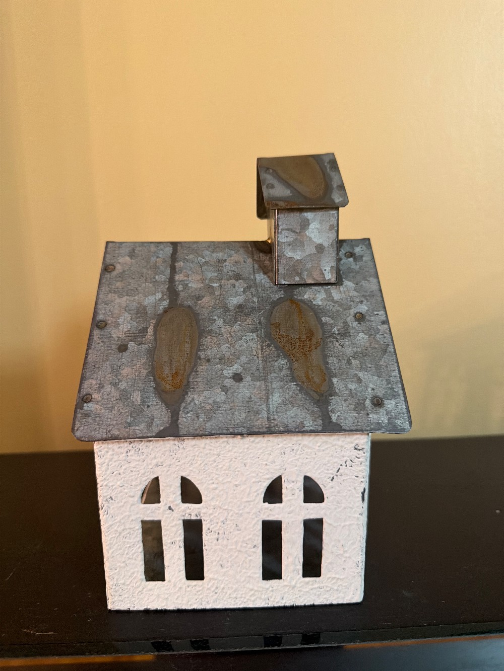 Pottery Barn Metal Church Tealight Holder