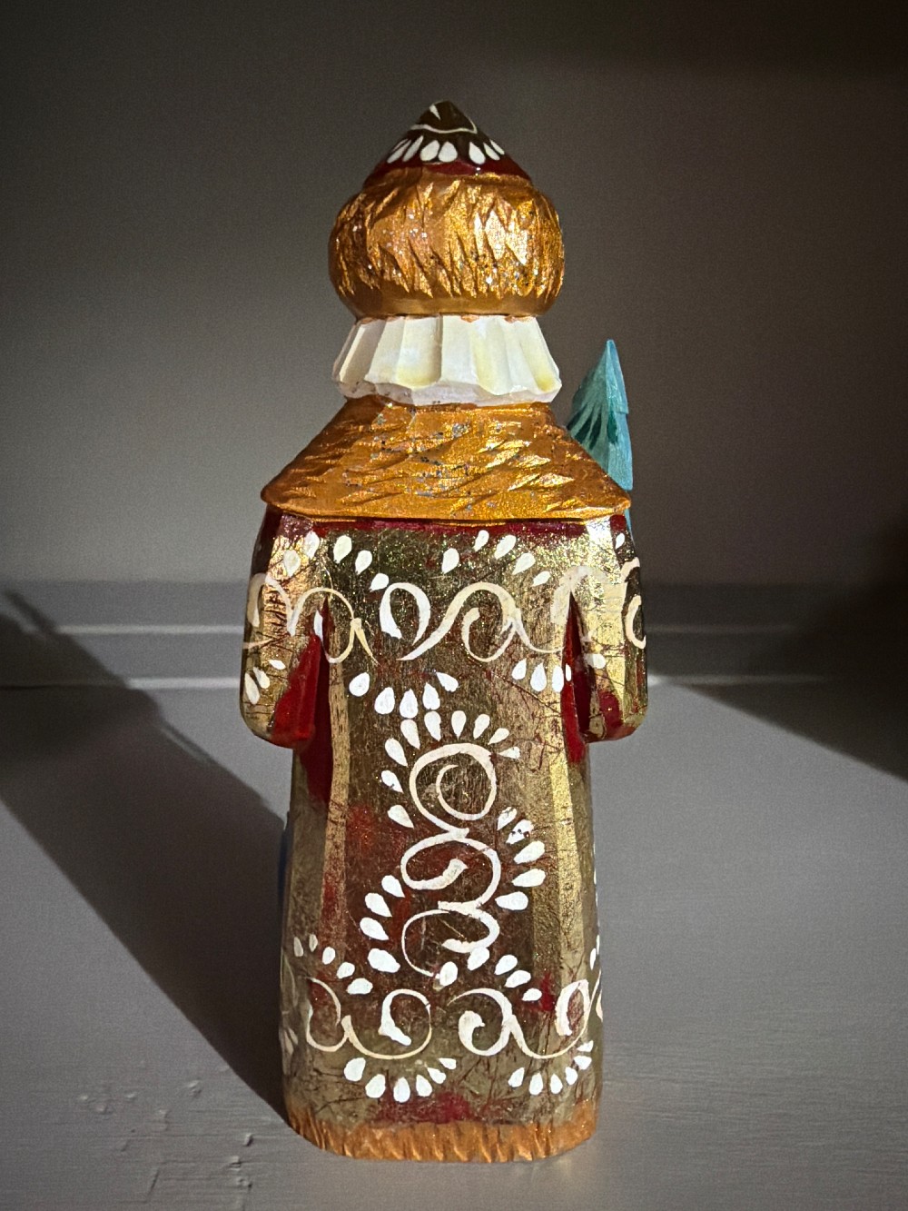 Hand carved Wooden Santa