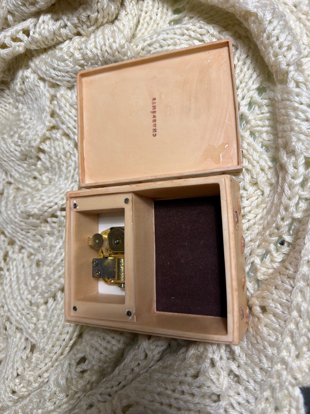 Peter Rabbit Beatrix Potter Music Jewelry Box