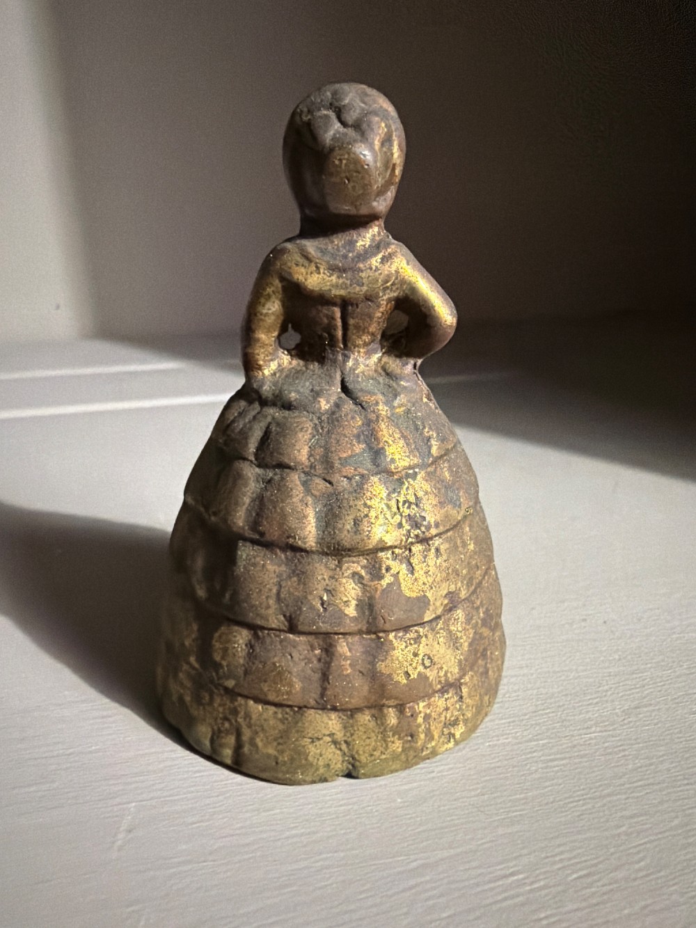 Brass Victorian Lady Bell