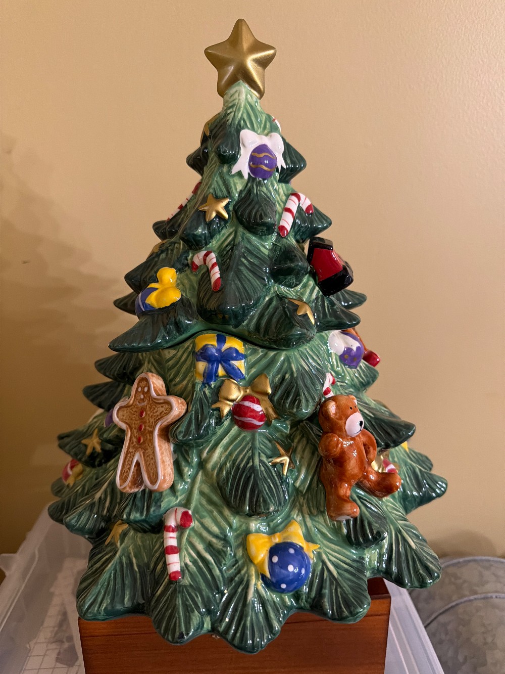 Christmas Tree Cookie Jar