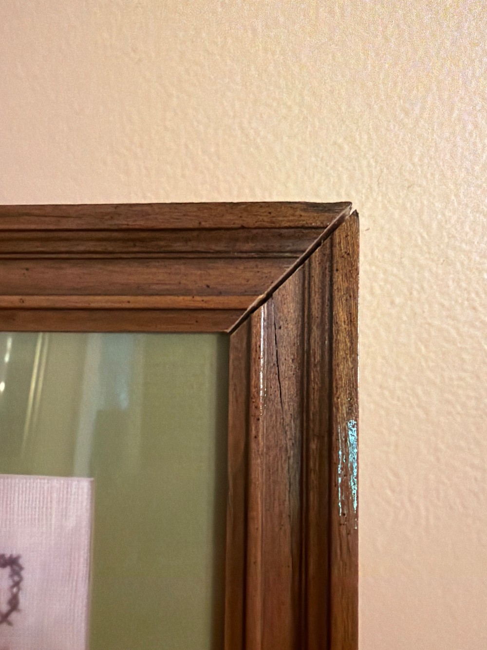 GRANDPARENTS CROSS STITCH FRAMED