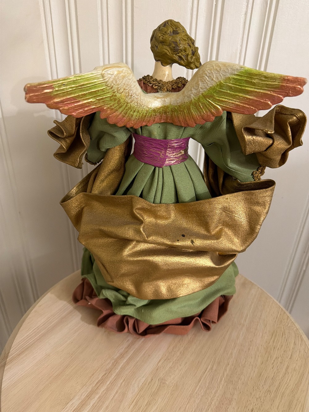 Vintage Christmas Angel Tree Topper
