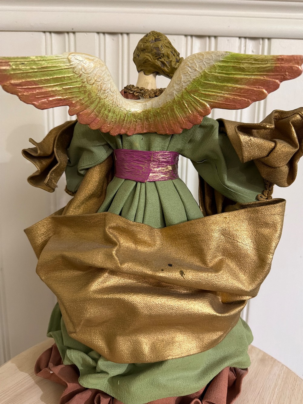 Vintage Christmas Angel Tree Topper