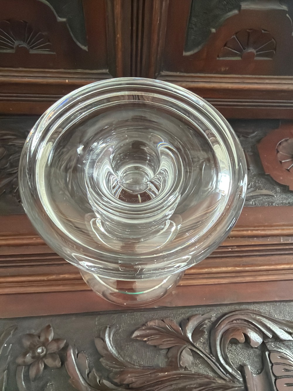 Glass Candle Stick Pillar Riser