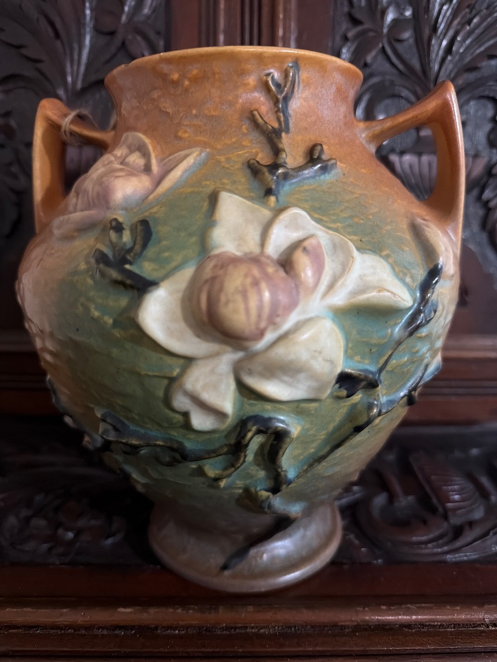 Vintage Roseville Magnolia Vase USA