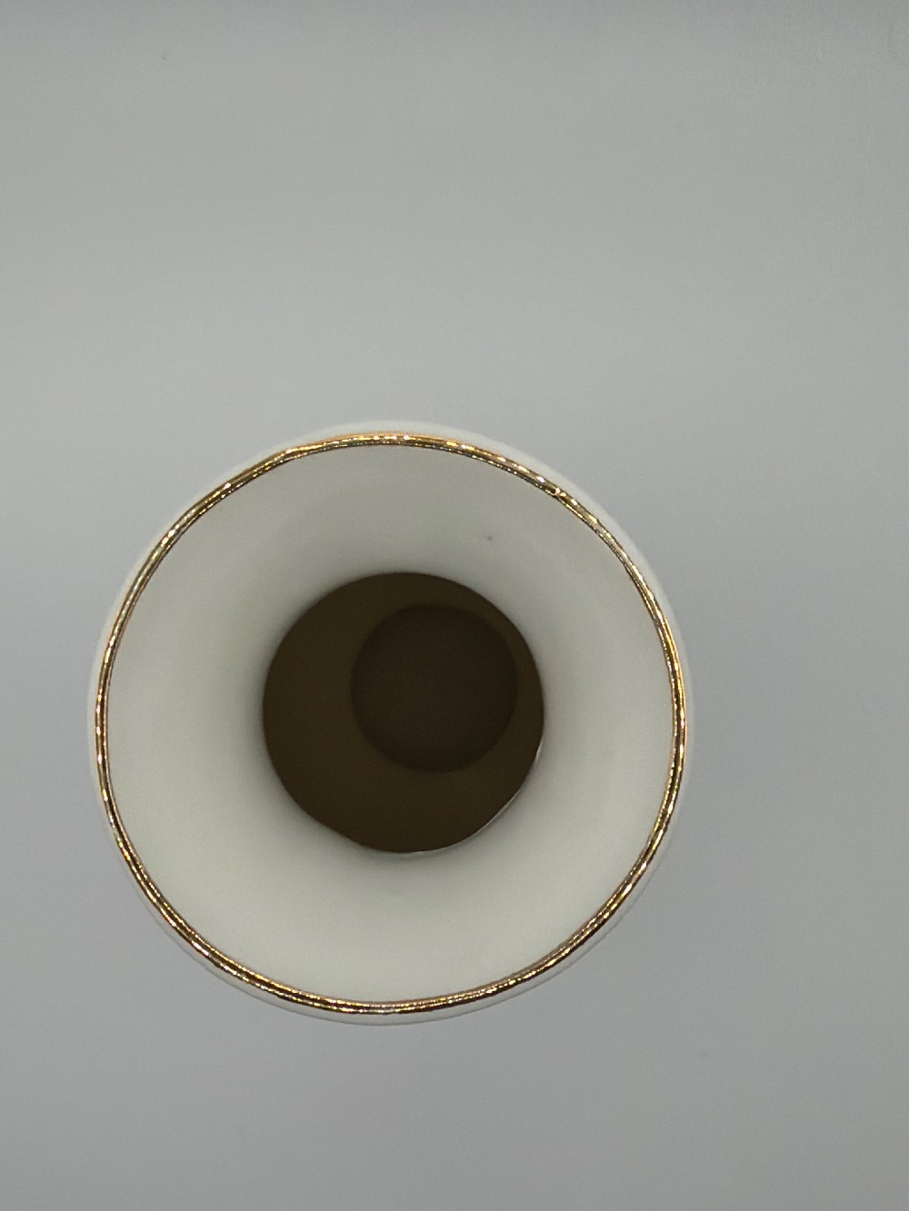 Floral White Porcelain Bud Vase