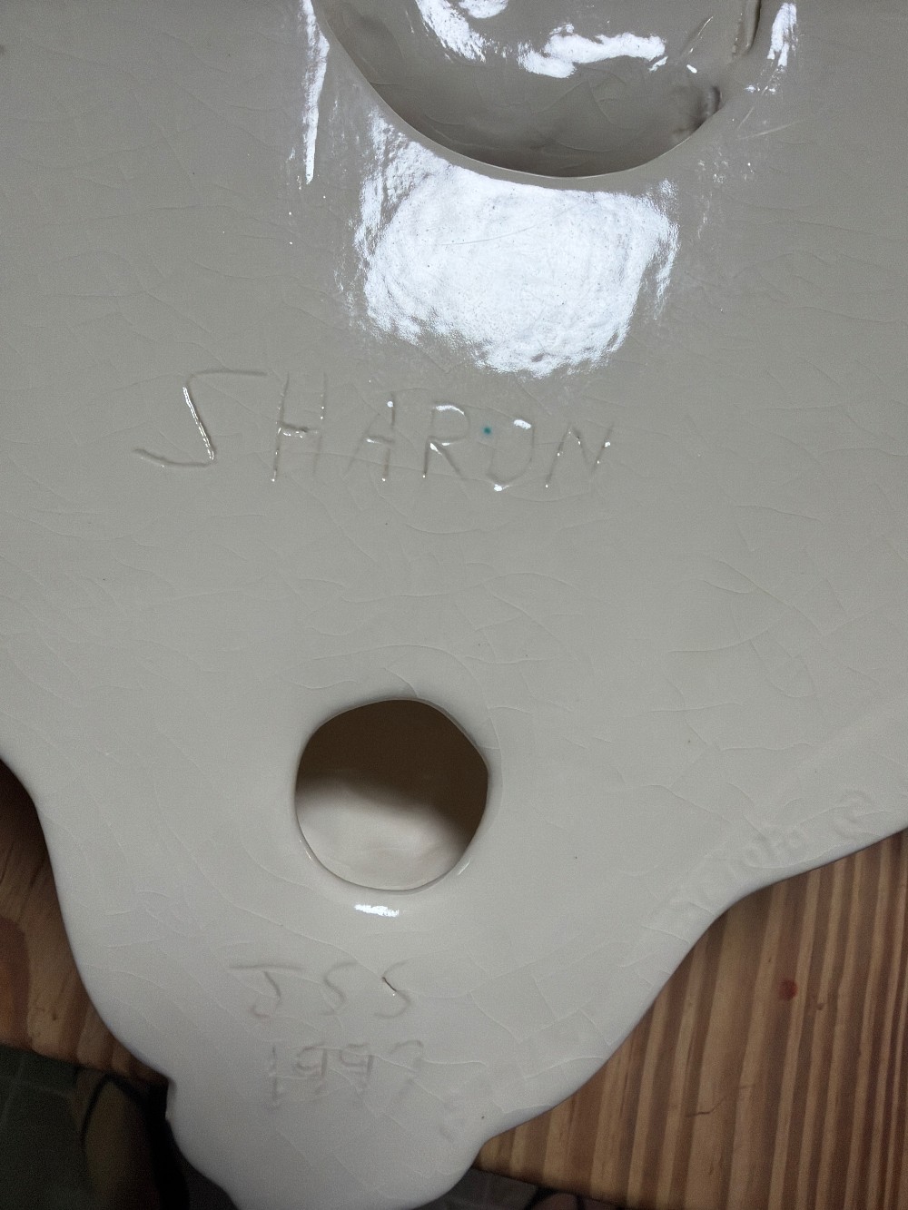 Cherub Ceramic Wall Pocket Planter