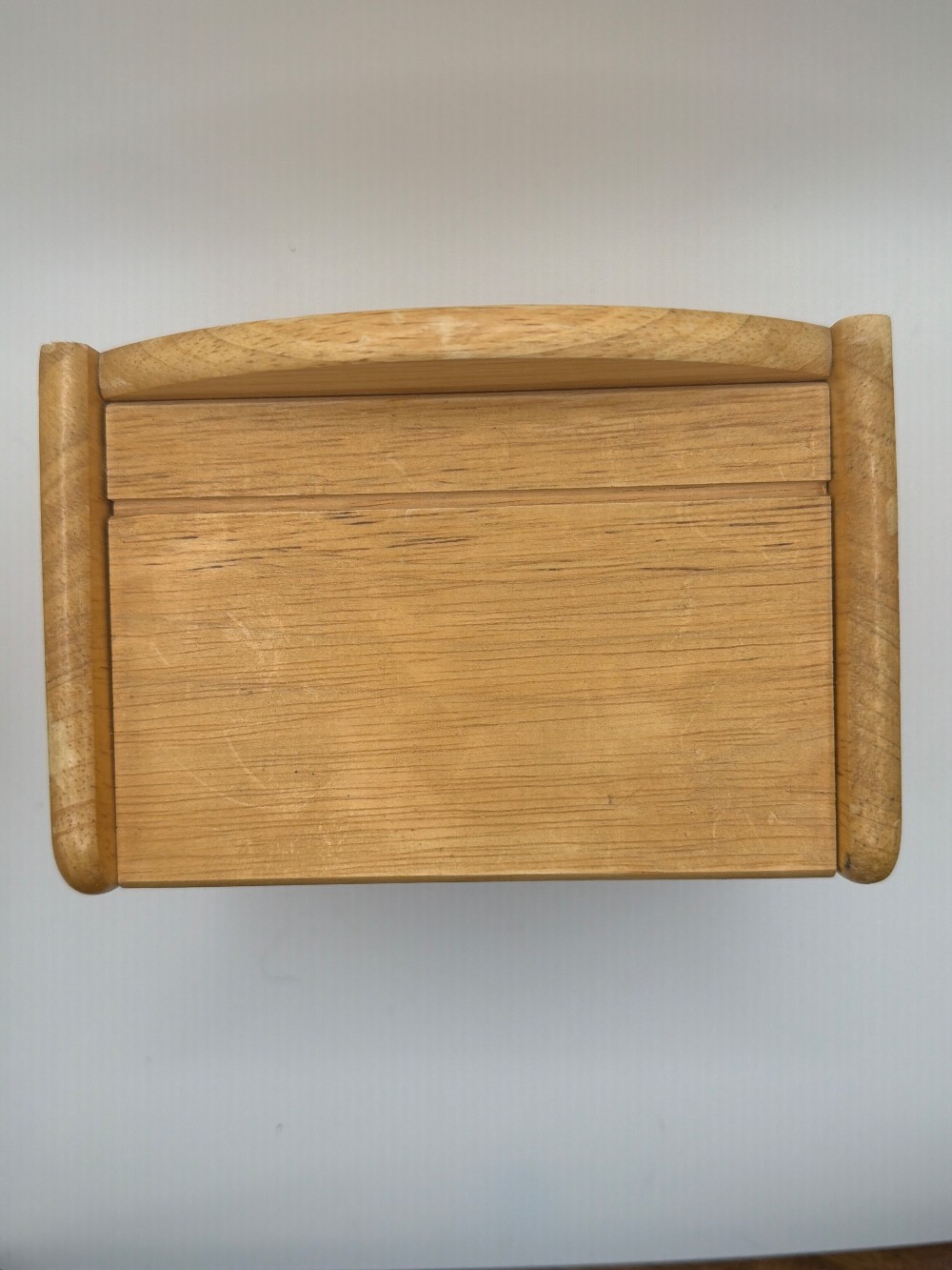 Wooden Recipe Box with Pear Decal