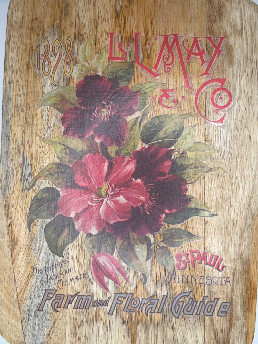 Decorative Floral Cutting Board