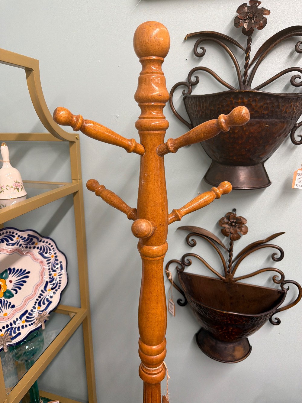 Oak Coat Rack