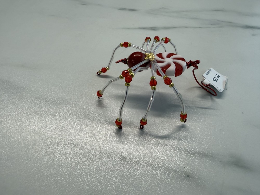 Christmas Spider - Red Peppermint