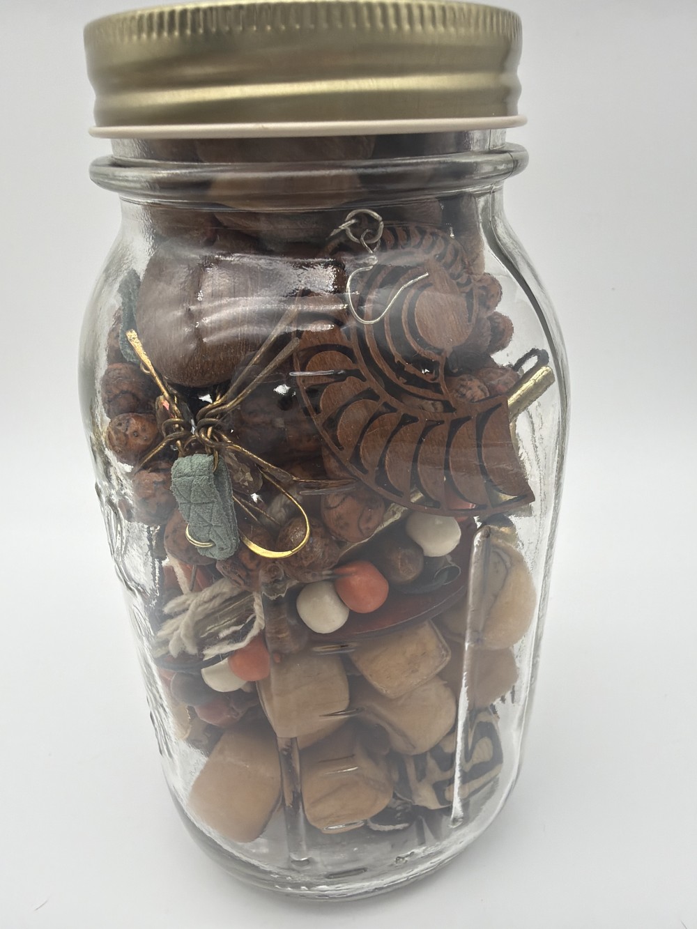 Boho Jewelry Jar 9 Piece Mixed Necklace & Earring Collection | Wearable Vintage Fashion Jewelry