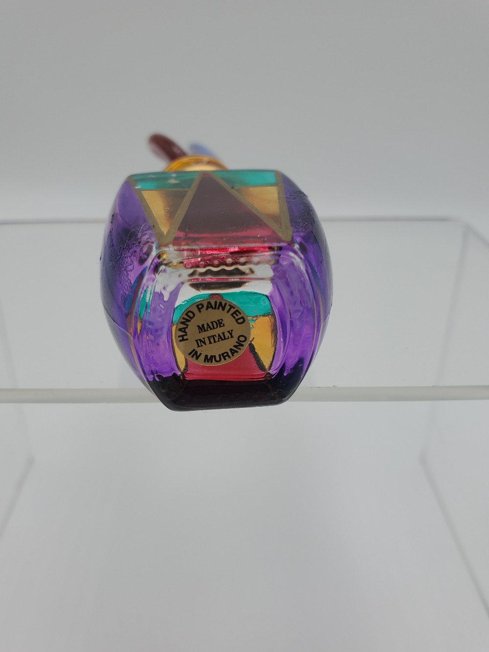 Murano Art Glass Mini Perfume Bottle