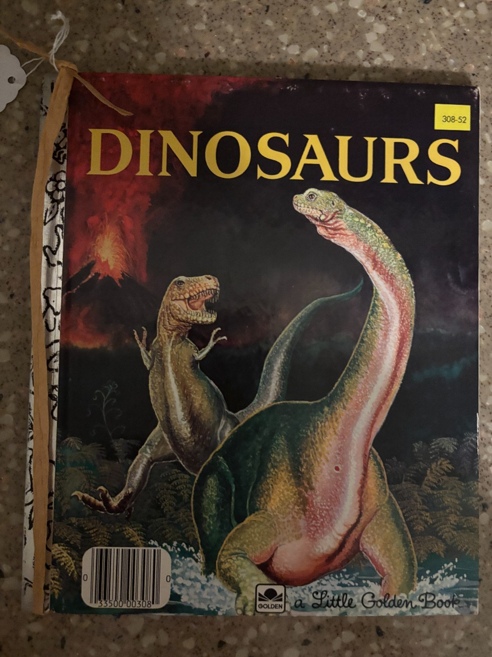 A Little Golden Book DINOSAURS Hardcover 1959