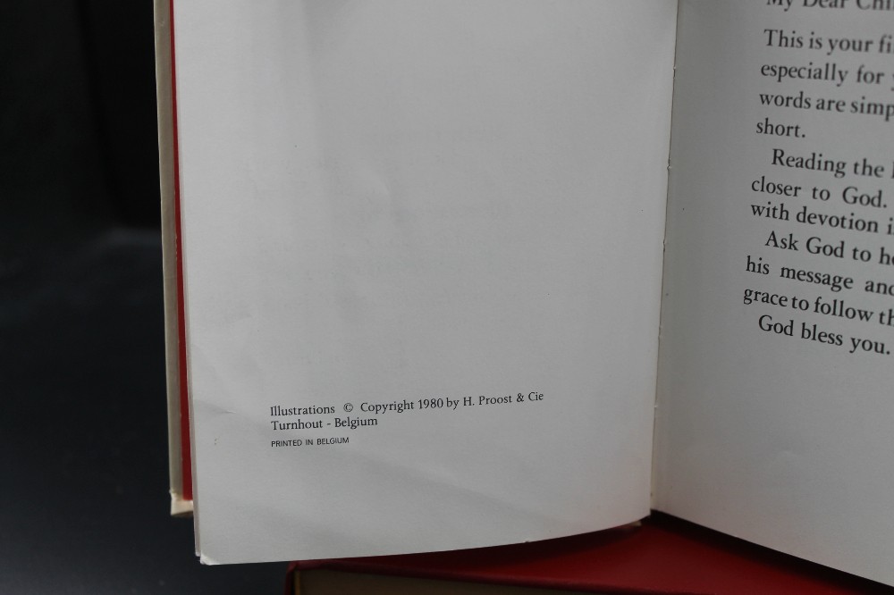 Hardcover vtg My First Bible children's book