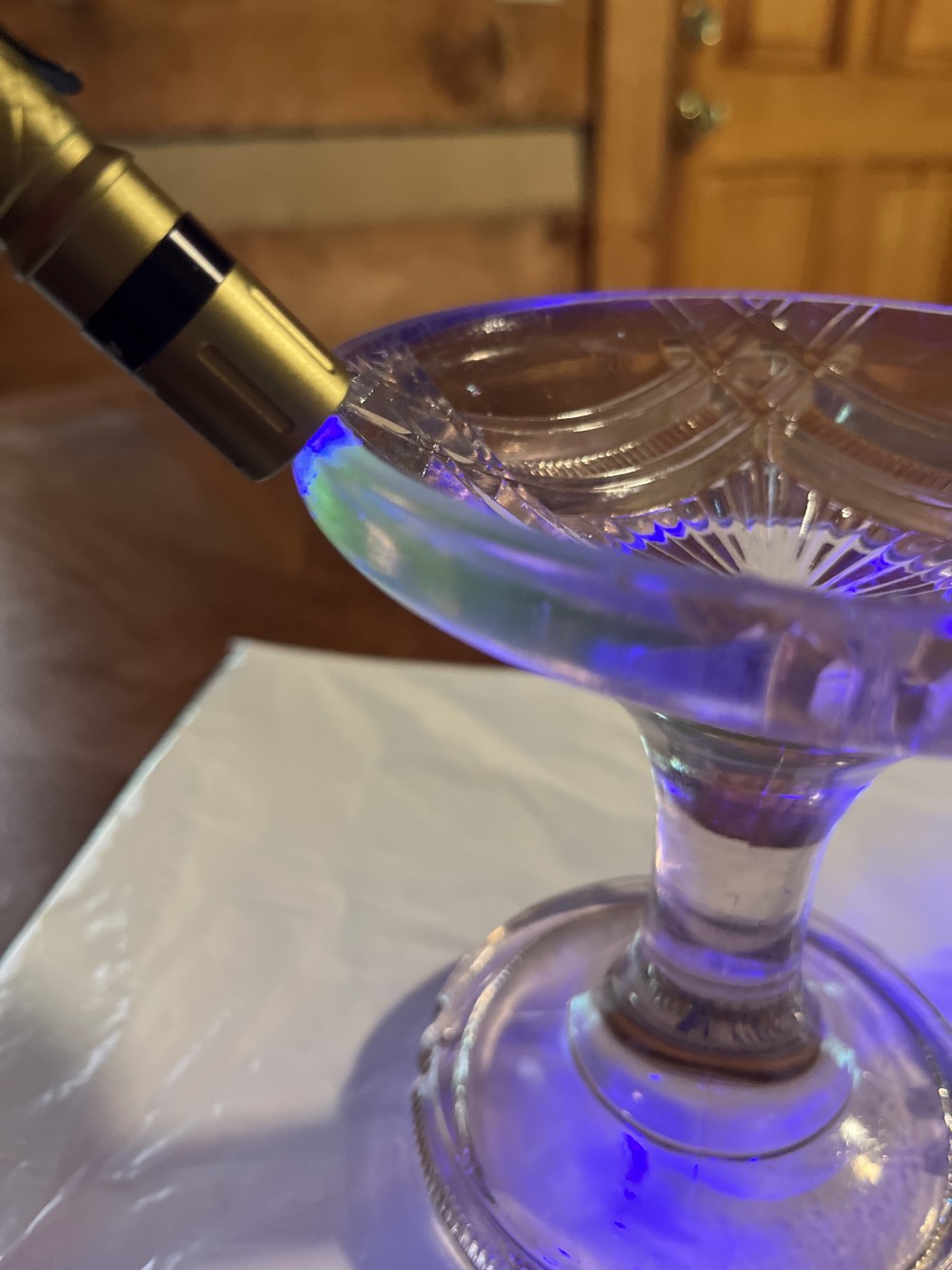 1890s Amethyst Glass compote
