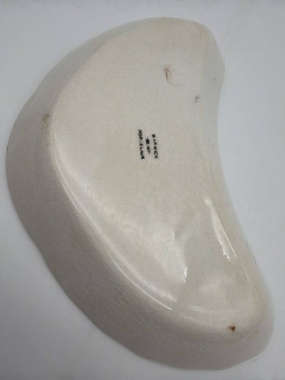 Vtg Warwick Floral Bone Dish #2