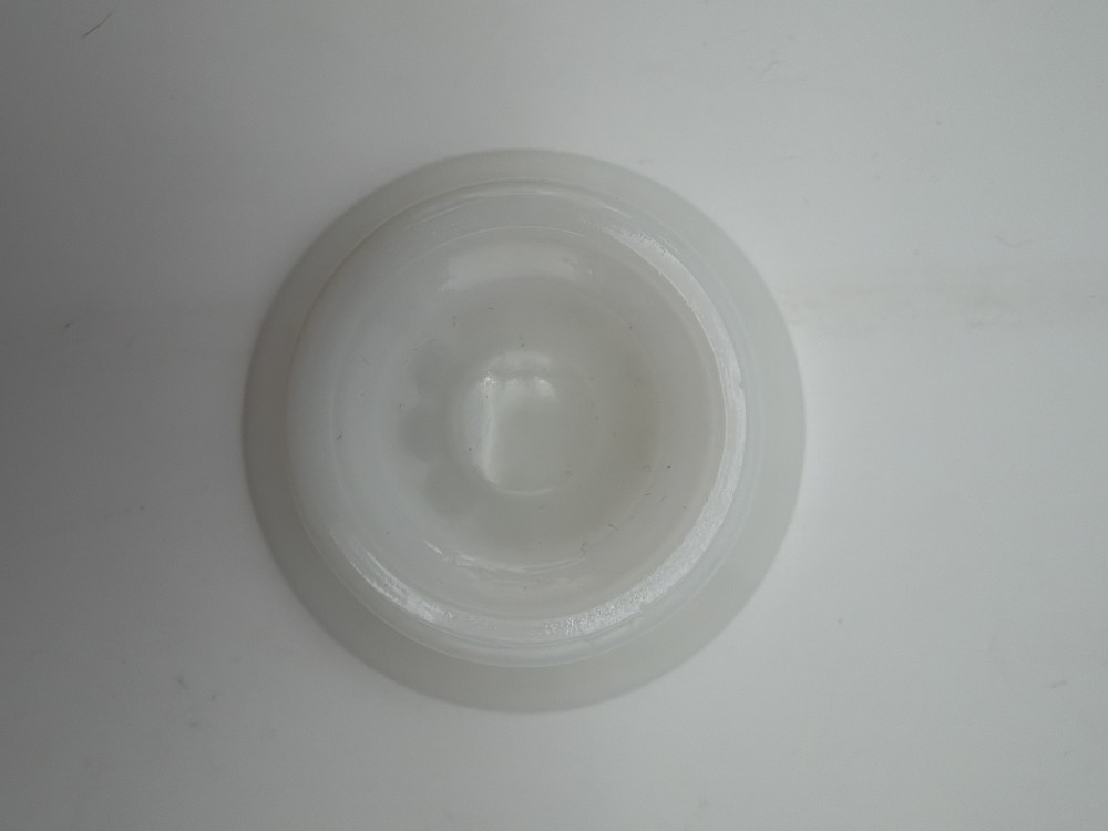 Vintage Milk Glass Pedestal Candlestick Holder