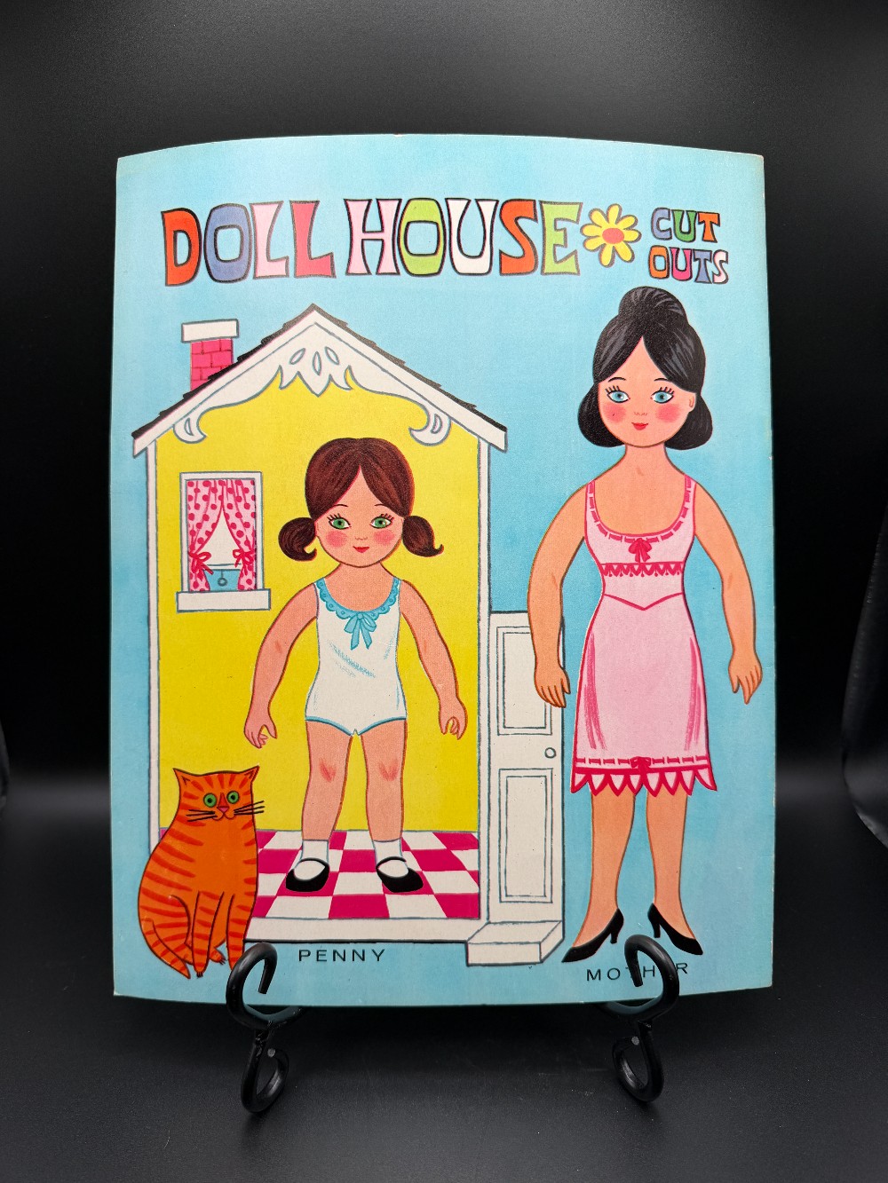 Vintage Paper Dolls - Doll House Cutouts Booklet