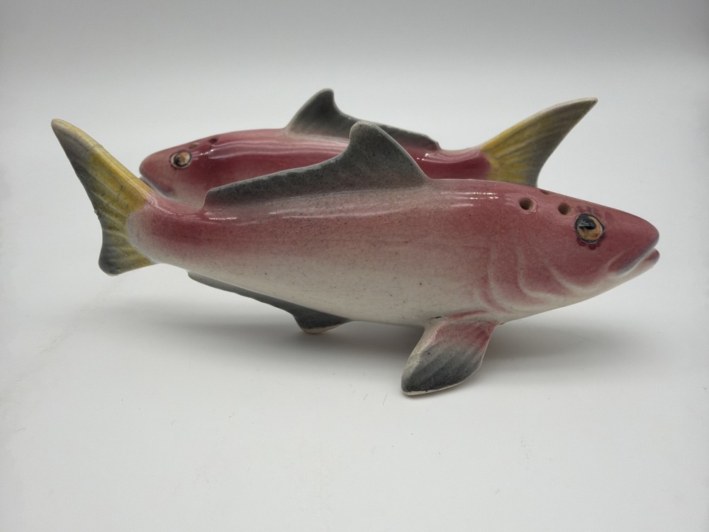 Vintage Fish Salt Pepper Shakers