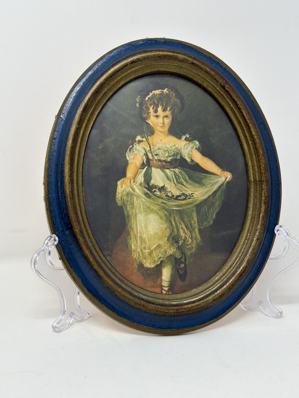 Vtg Italian Oval Miss Murray