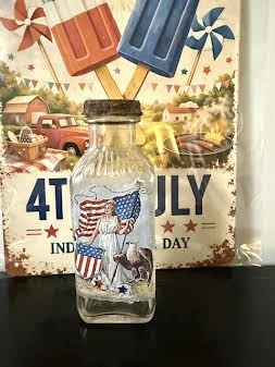 Vintage Gebhardt Chili  Powder Bottle for July 4th Decor