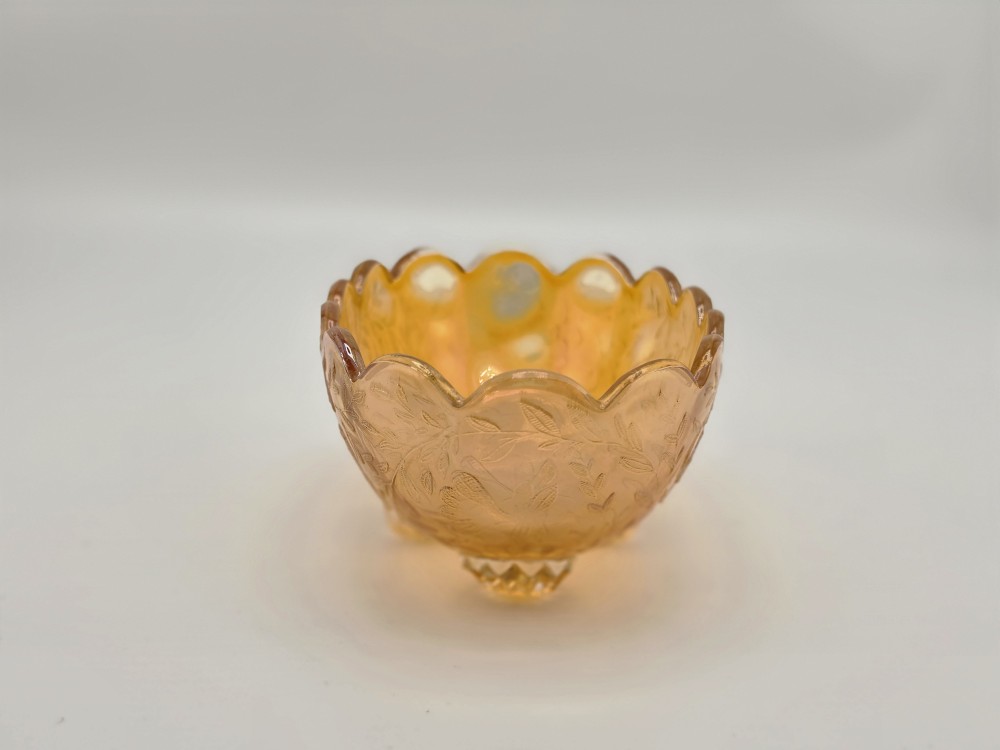 VTG 1950s Jeannette Floragold Candy Dish