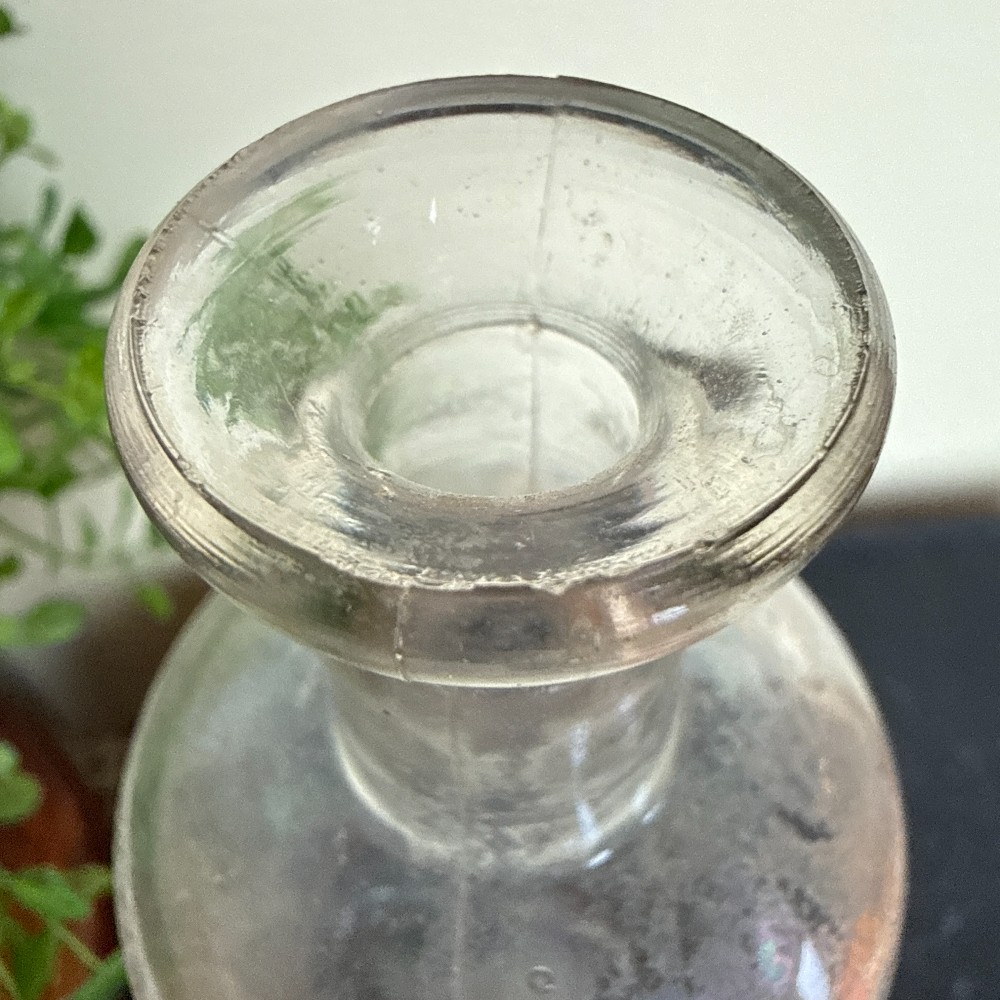 Antique Round Apothecary Bottle