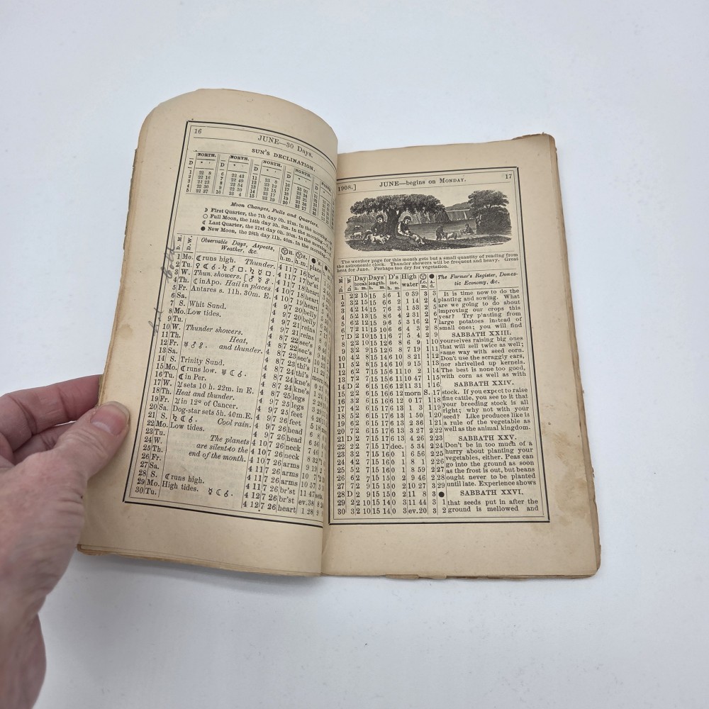 1908 Leavitts Farmers Almanac